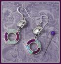 Purple Earrings - Click For Enlargement