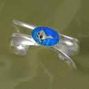 JH: Brass & Opal Bracelet - Click For Enlargement